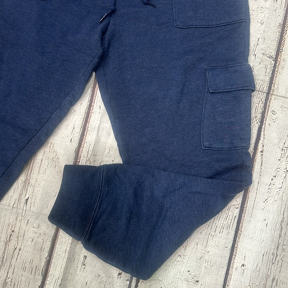 Victoria's Secret Pink Sweatpants Jogger Lounge Logo Cargo Pockets Size Small - Picture 3 of 11